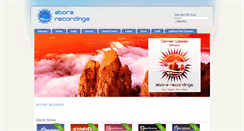 Desktop Screenshot of abora-recordings.com